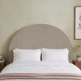 Hibiscus Headboard - Cologne Dove - Fabric - Sizes Available