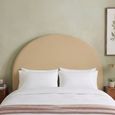 Hibiscus Headboard - Cologne Latte - Fabric - Sizes Available