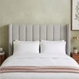 Poppy Floor Standing Headboard - Mink - Fabric - Sizes Available