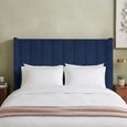 Poppy Floor Standing Headboard - Royal Blue - Fabric - Sizes Available