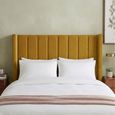 Poppy Floor Standing Headboard - Saffron - Fabric - Sizes Available