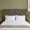 Rose Headboard - Cedar Brown - Fabric - Sizes Available