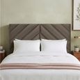 Rose Headboard - Steel - Fabric - Sizes Available