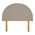 Hibiscus Headboard - Cologne Dove - Fabric - Sizes Available