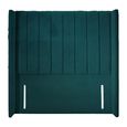Poppy Floor Standing Headboard - Teal Blue - Fabric - Sizes Available