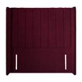 Poppy Floor Standing Headboard - Wine - Fabric - Sizes Available