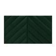 Rose Headboard - Bottle Green - Fabric - Sizes Available