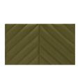 Rose Headboard - Olive Green - Fabric - Sizes Available