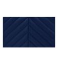 Rose Headboard - Royal Blue - Fabric - Sizes Available
