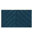 Rose Headboard - Teal Blue - Fabric - Sizes Available