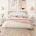 Clearance - Yurchen Carved Headboard - Mango Wood - 166cm - A513