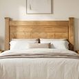 Sumbawa Natural Teak Wood 183cm Oriental Style Headboard