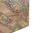Mosaic Natural Handcrafted Mango Wood 165cm Headboard thumbnail 3