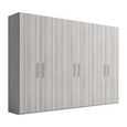 Mia Grey 6 Door Wardrobe thumbnail 3