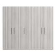Mia Grey 5 Door Wardrobe thumbnail 2