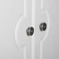Pembroke Wardrobe - 3 Door - 4 Drawers - Tall - Triple - White