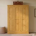 Churchill Wardrobe - 3 Door - Waxed Pine