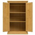 Churchill Wardrobe - 2 Door - Kids - Waxed Pine