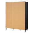 Barcelona Wardrobe - 3 Door - Black