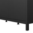 Barcelona Wardrobe - 3 Door - Black