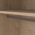 Barcelona Wardrobe - 3 Door - Jackson Hickory Oak