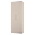 York Wardrobe - 2 Door - Plain - Tall - Cashmere