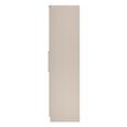 York Wardrobe - 4 Door - Tall - Mirror - Cashmere
