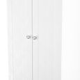 Sussex Wardrobe - 2 Door - Plain - Tall - White and Oak