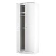 San Jose Wardrobe - 2 Door - Plain - Tall - Matt White