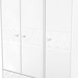 San Jose Wardrobe - 3 Door - LHF 2 Drawers - Triple - Tall - White
