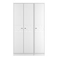 San Jose Wardrobe - 3 Door - Triple - Tall - White