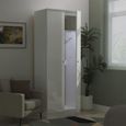 Lumiere Wardrobe - 2 Door - Plain - White