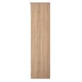 Milan Wardrobe - 2 Door - 2 Drawer - Double - White Gloss and Oak