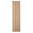 Milan Wardrobe - 2 Door - Plain - Tall - White Gloss and Oak