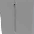 Milan Wardrobe - 2 Door - Plain - Tall - Grey