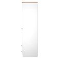 Norfolk Wardrobe - 2 Door - 2 Drawer - Double - White and Oak