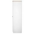 Norfolk Wardrobe - 3 Door - 1 Mirror - Triple - White and Oak