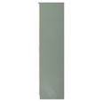 Java Fluted Wardrobe - 3 Door - Tall Triple Combi - 1 Mirror - Natural and Reed Green