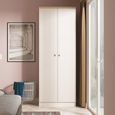 Sussex Wardrobe - 2 Door - Plain - Tall - Cashmere and Oak