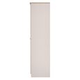 Sussex Wardrobe - 2 Door - Plain - Tall - Cashmere and Oak