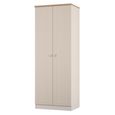 Sussex Wardrobe - 2 Door - Plain - Tall - Cashmere and Oak