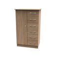 Avon Wardrobe - 1 Door - Midi - Oak