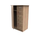 Avon Wardrobe - 1 Door - Midi - Oak