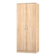 Avon Wardrobe - 2 Door - Plain - Oak