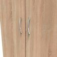 Avon Wardrobe - 3 Door - Triple - with LHF 2 Drawers - Oak