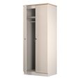 Norfolk Wardrobe - 2 Door - Plain - Cashmere and Oak