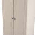 Norfolk Wardrobe - 2 Door - Plain - Cashmere and Oak