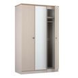 Norfolk Wardrobe - 3 Door - 1 Mirror - Triple - Cashmere and Oak