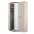Norfolk Wardrobe - 3 Door - 1 Mirror - Triple - Cashmere and Oak