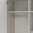 Sprint Wardrobe - 2 Door - 3 Drawer - Cashmere